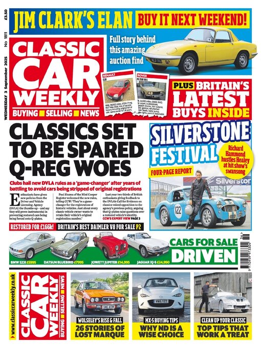 Detalles del título Classic Car Weekly de H BAUER PUBLISHING LIMITED - Disponible